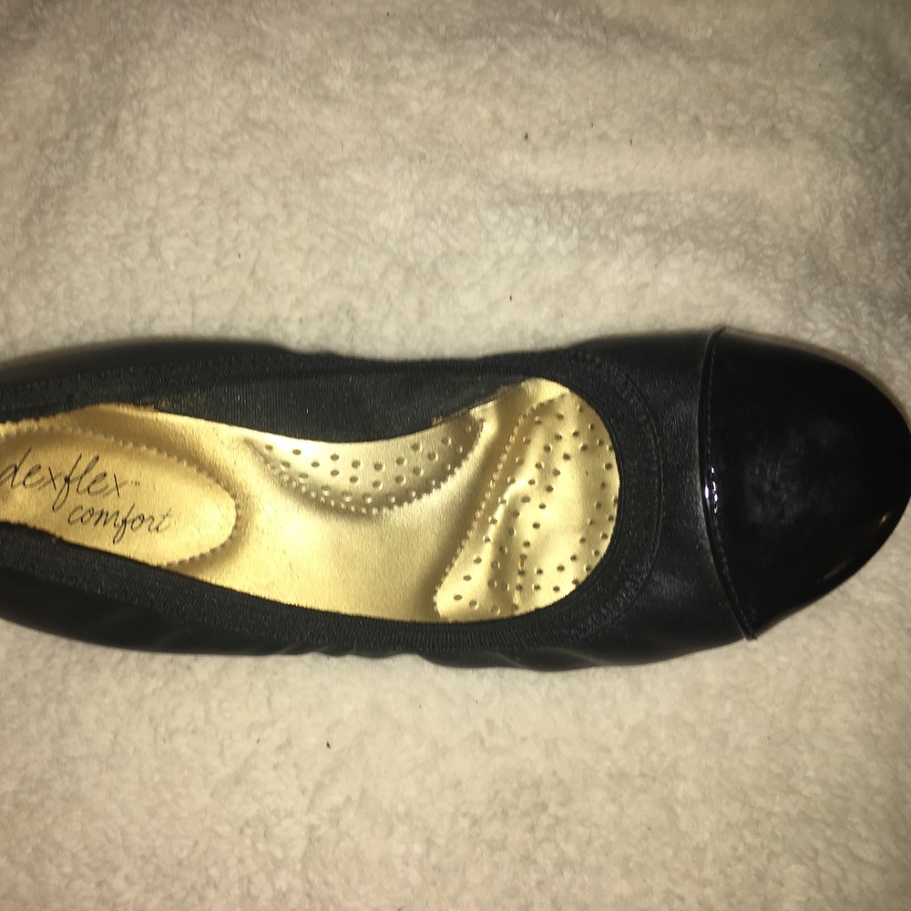 Black Comfort Wedges Size 6